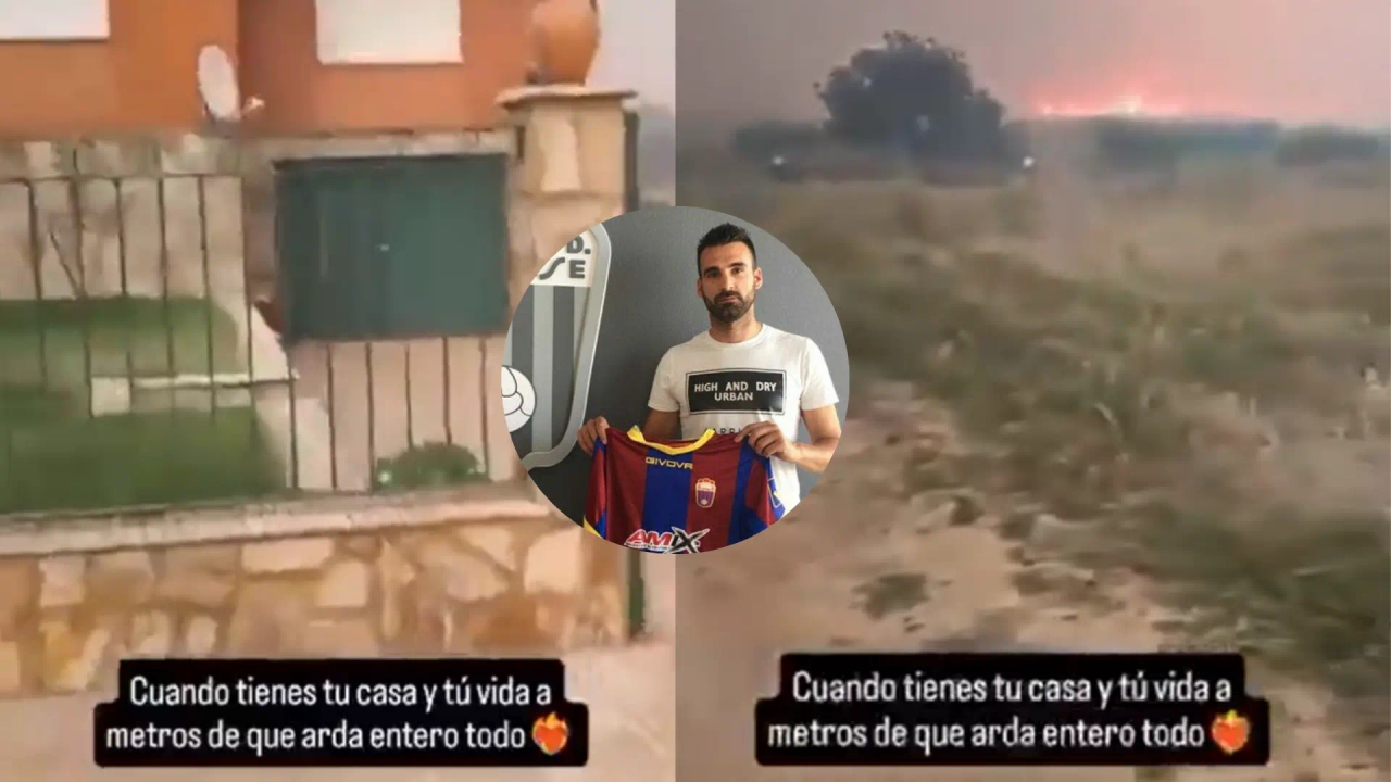 Die angespannten Momente des ehemaligen Fußballspielers Murci während eines Brandes in León: „Wenn Ihr Zuhause und Ihr Leben nur wenige Meter davon entfernt sind, niederzubrennen.“