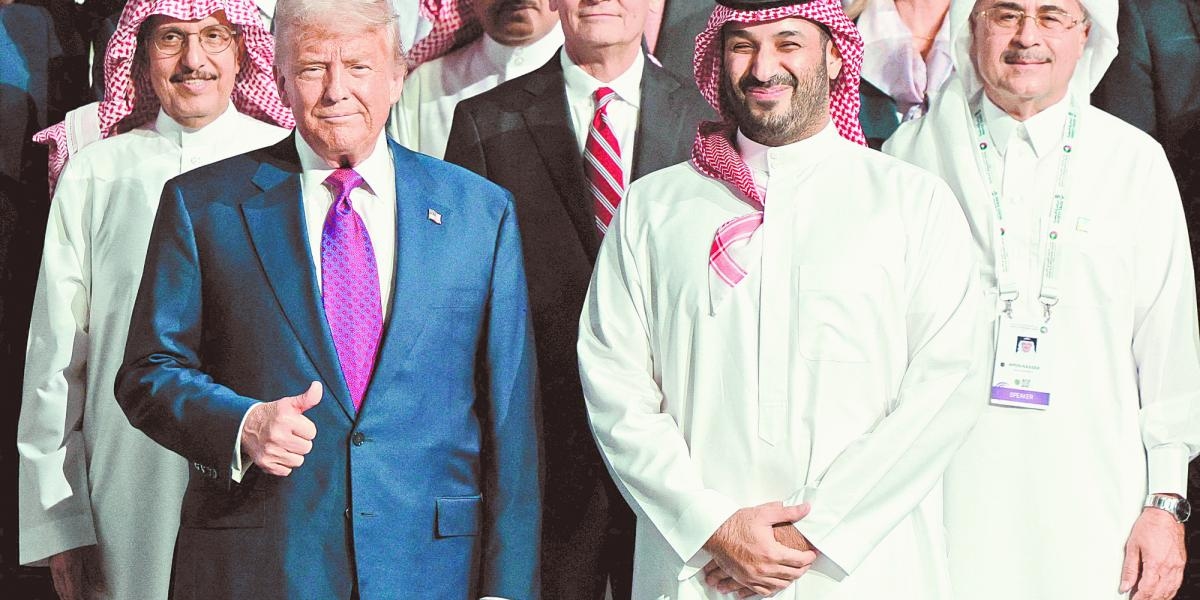 Trump bezoekt Riyad in zakenmodus