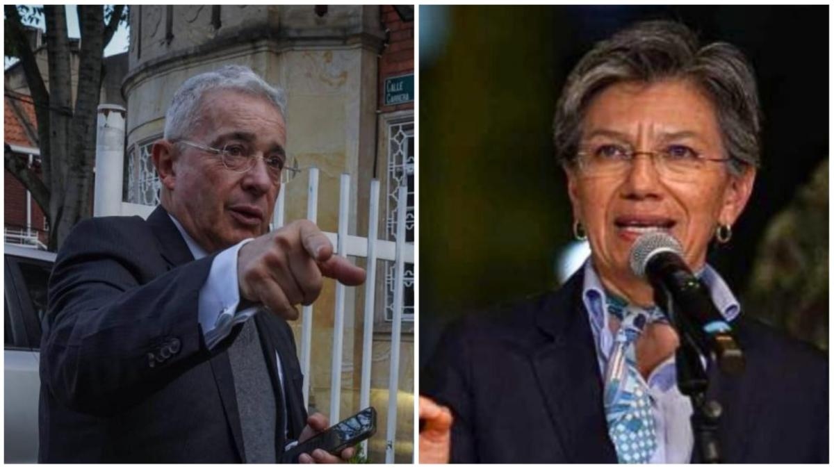 Álvaro Uribe e Claudia López sono coinvolti in un feroce scontro sui social network