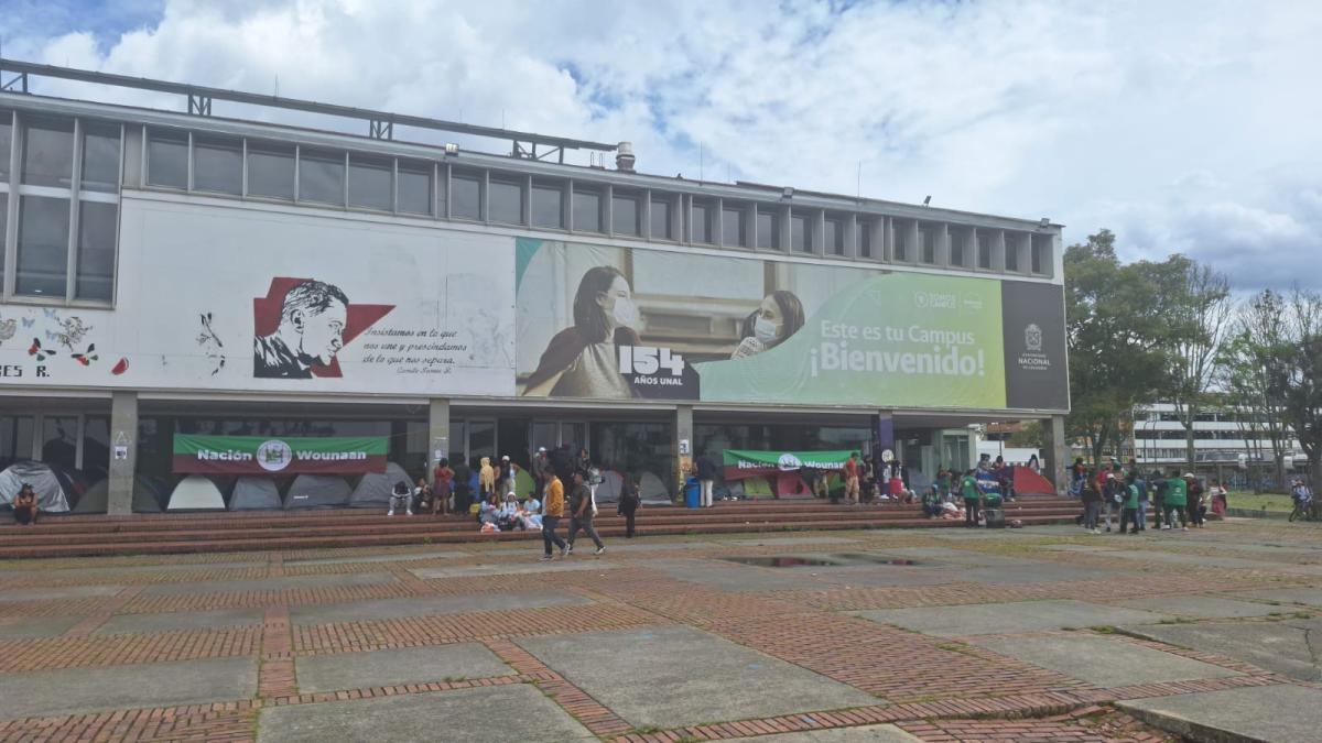 Ulusal Üniversite, Yerli Minga'nın Bogota kampüsünden çekilmeye başladığını duyurdu.