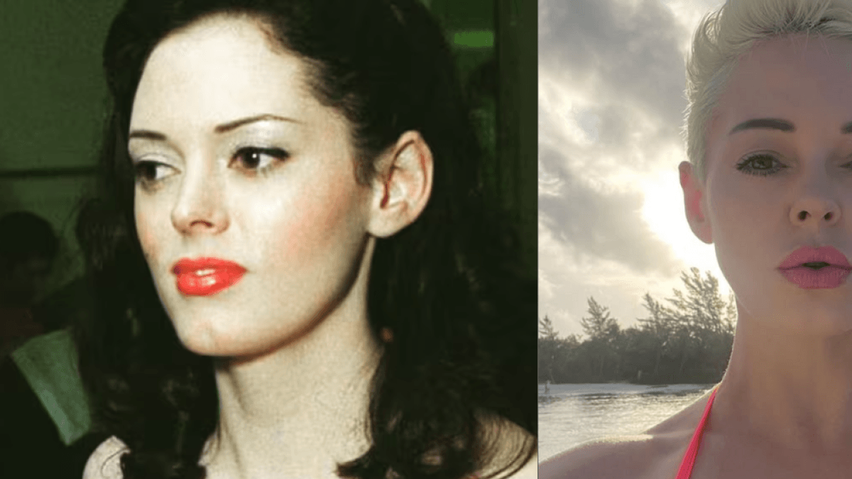 Rose McGowan, l'attrice che abbandonò Hollywood e trovò rifugio in Messico dopo aver accusato Harvey Weinstein di abusi.