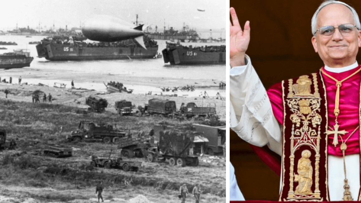 Papa XIV. Leo'nun babası, Normandiya'daki D-Day çıkarmaları sırasında bir gemide görev yapmıştı.