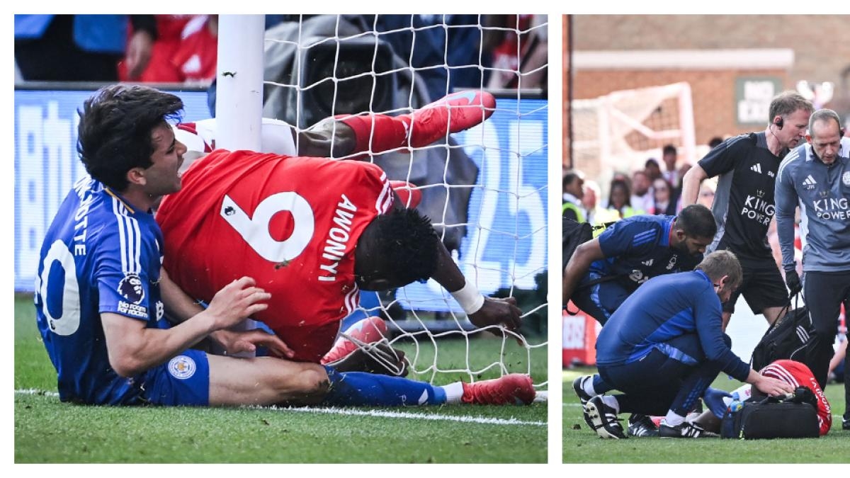 Taiwo Awoniyi, futbolista del Nottingham, operado de urgencia y en coma tras duro golpe en la cancha: video