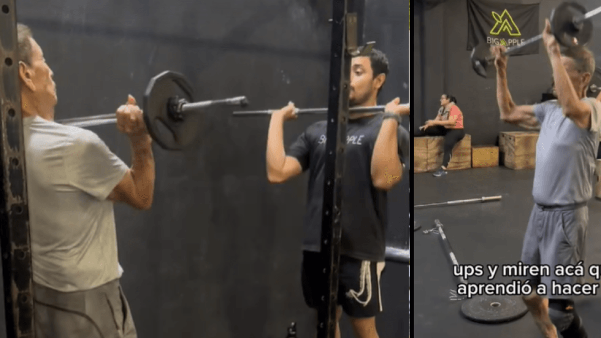 Un homme de 85 ans s'entraîne au CrossFit pour motiver sa petite-fille à faire de l'exercice, et son physique impressionne.
