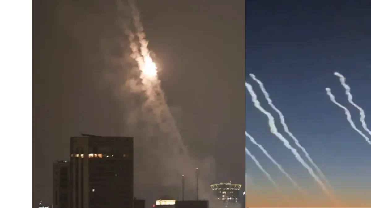 Video | I passeggeri registrano dall'aereo il momento scioccante in cui l'Iran lancia un'ondata di missili su Israele