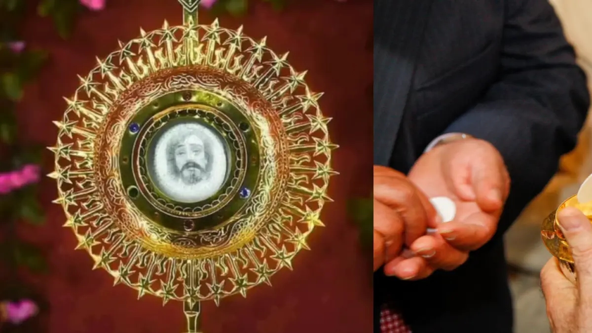 Der Vatikan erkannte eine geweihte Hostie mit dem Antlitz Jesu als Wunder an.