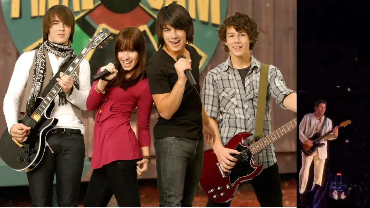 Demi Lovato verrast het publiek tijdens het Jonas Brothers-concert in New Jersey door nummers uit de film 'Camp Rock' te zingen.