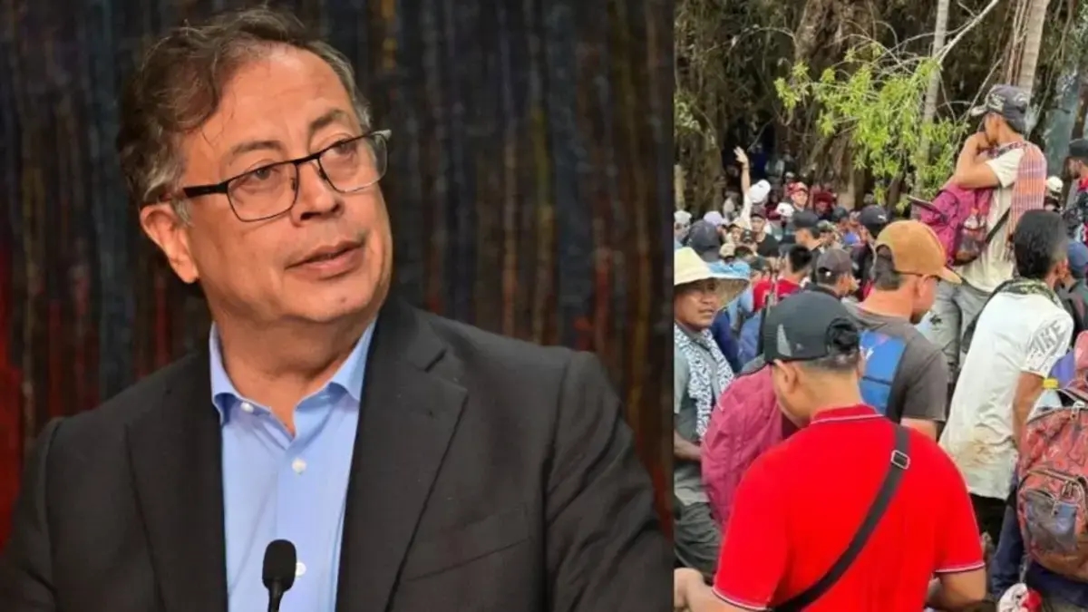 O presidente Gustavo Petro pede a libertação dos 45 soldados sequestrados em El Tambo, Cauca: "A comissão de diálogo está pronta."