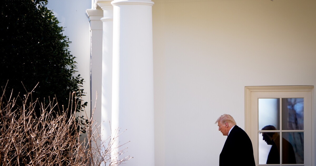What is read at the White House