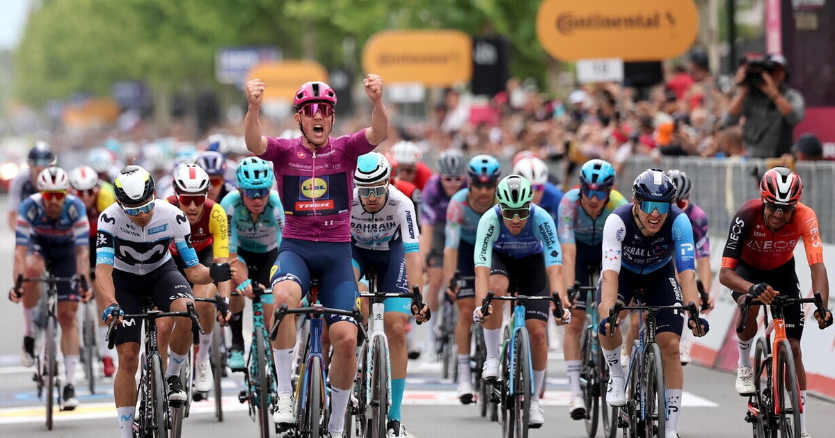 Giro d'Italia, in Valona vond Mads Pedersen wat hij zocht