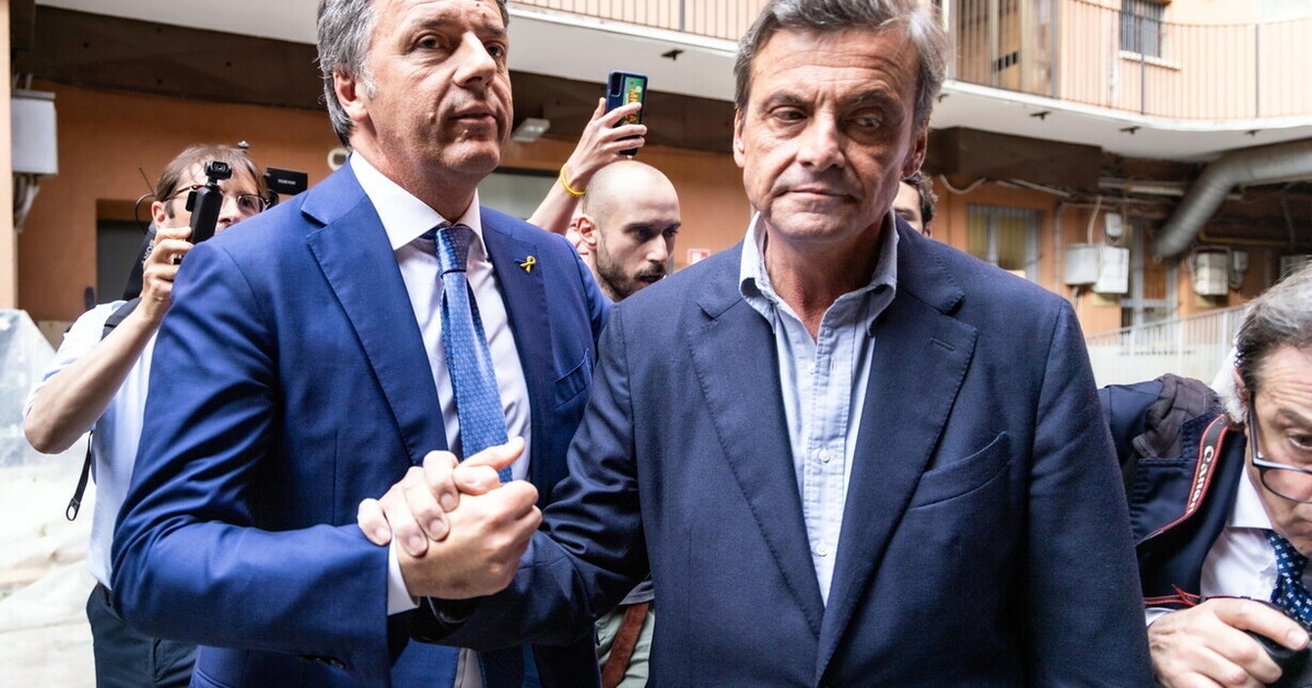 La piazza milanese per Gaza di Renzi e Calenda: un popolo, due leader. Prove di pace