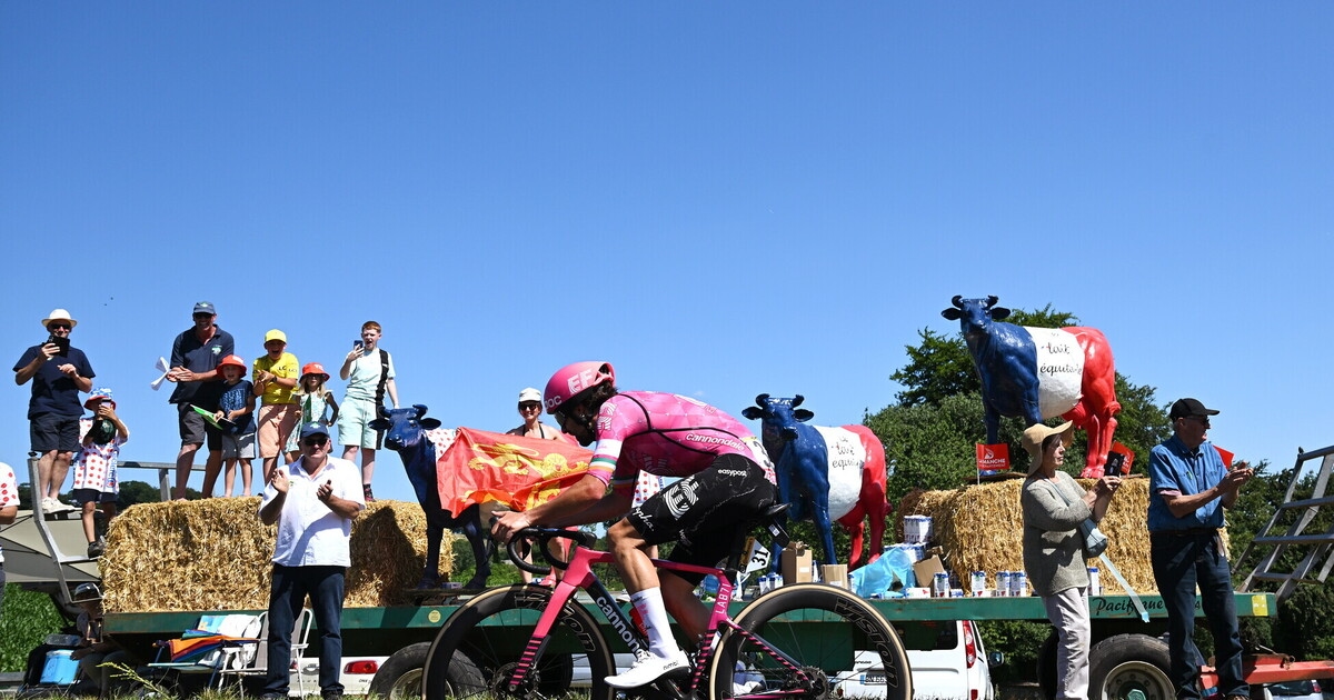 Tour de France, Ben Healy has realized his crazy idea
