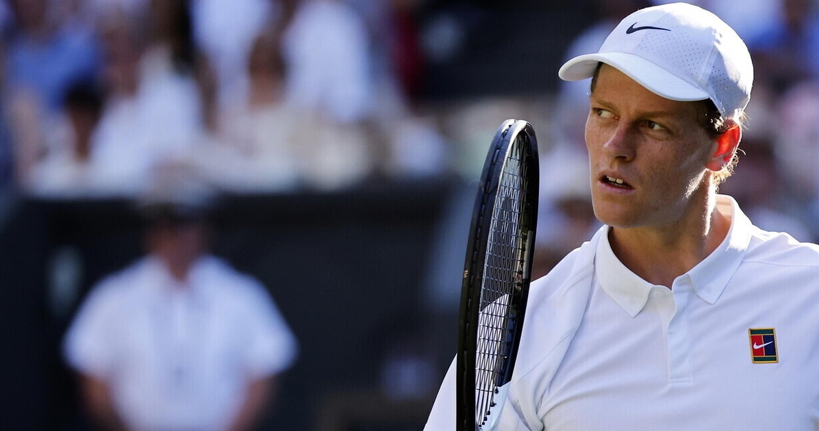 Thank goodness he was "confused." Sinner also reaches the final at Wimbledon.
