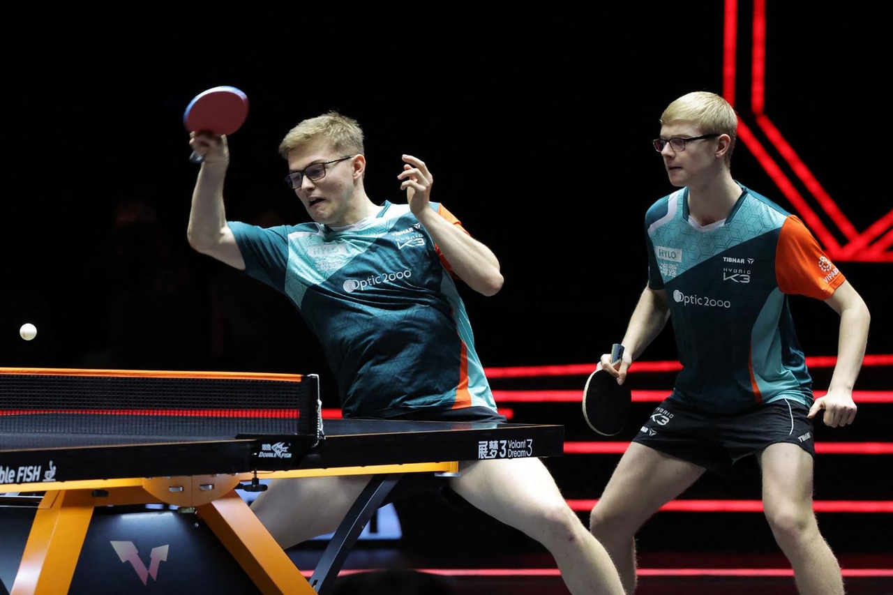Die Lebrun-Brüder qualifizieren sich für das Viertelfinale des Herrendoppels bei der Tischtennis-Weltmeisterschaft