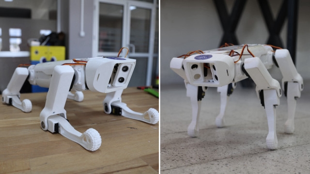 Des étudiants de Bayburt développent un chien robot assisté par l'intelligence artificielle pour les malvoyants