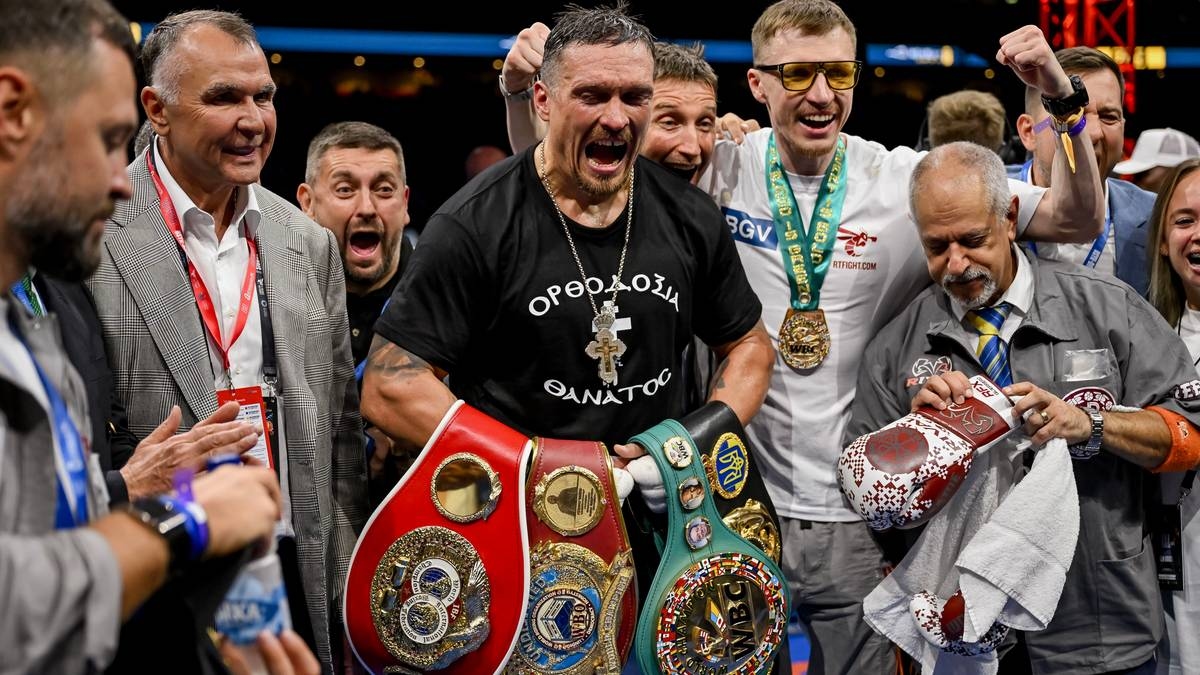 ¡Fenómeno! Oleksandr Usyk es el rey indiscutible de la división de peso pesado.