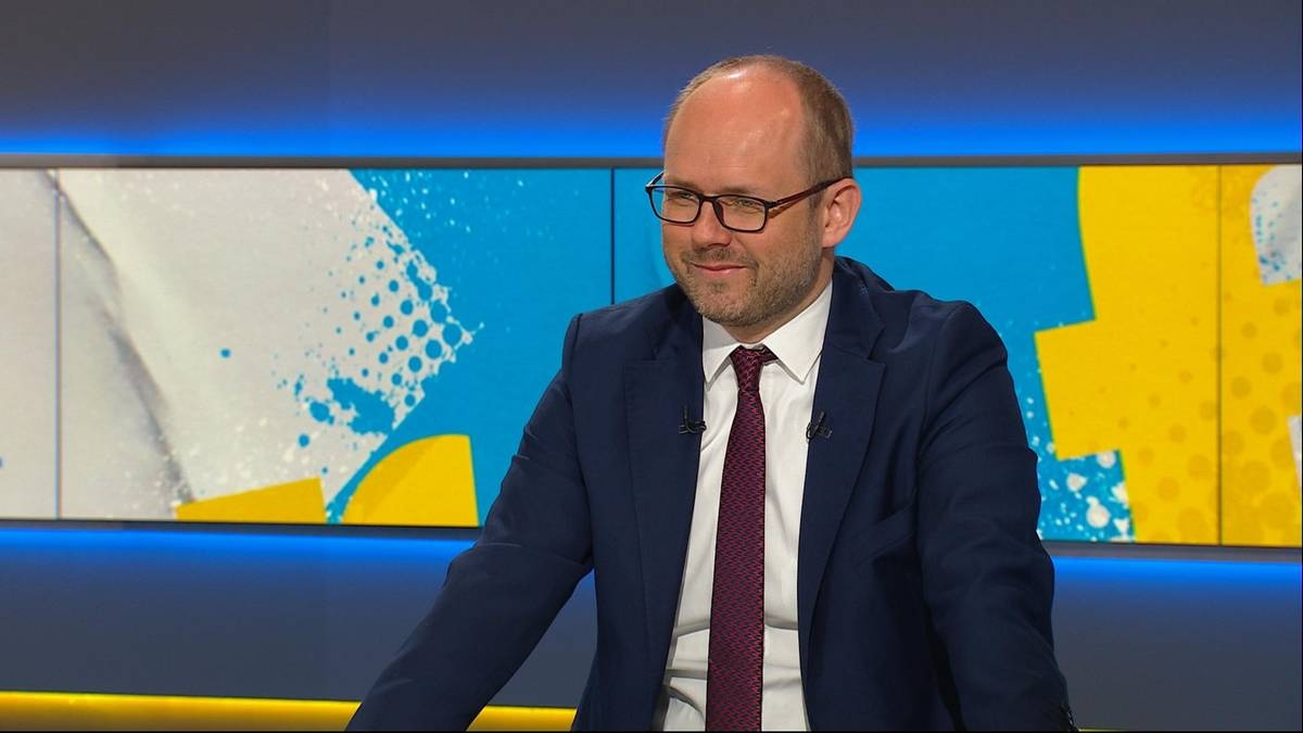 Marcin Przydacz en "Graffiti". Emitido en Polsat News