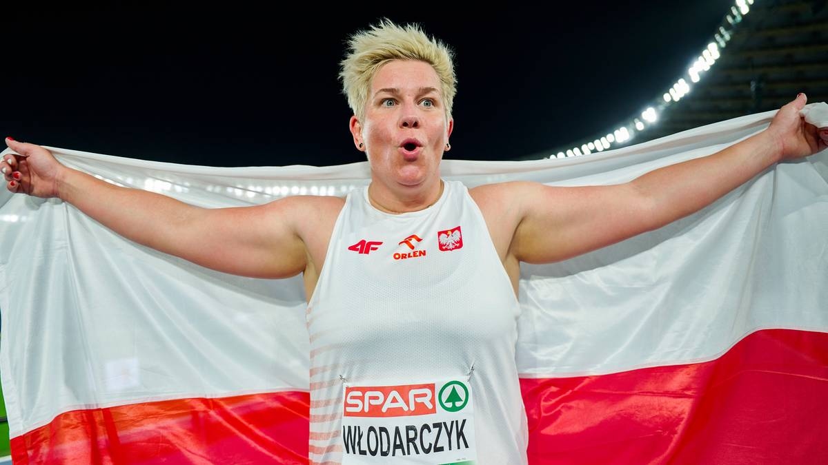 Sie hat sich selbst ein Geburtstagsgeschenk gemacht. Anita Włodarczyk ist die Beste in Banská Bystrica.