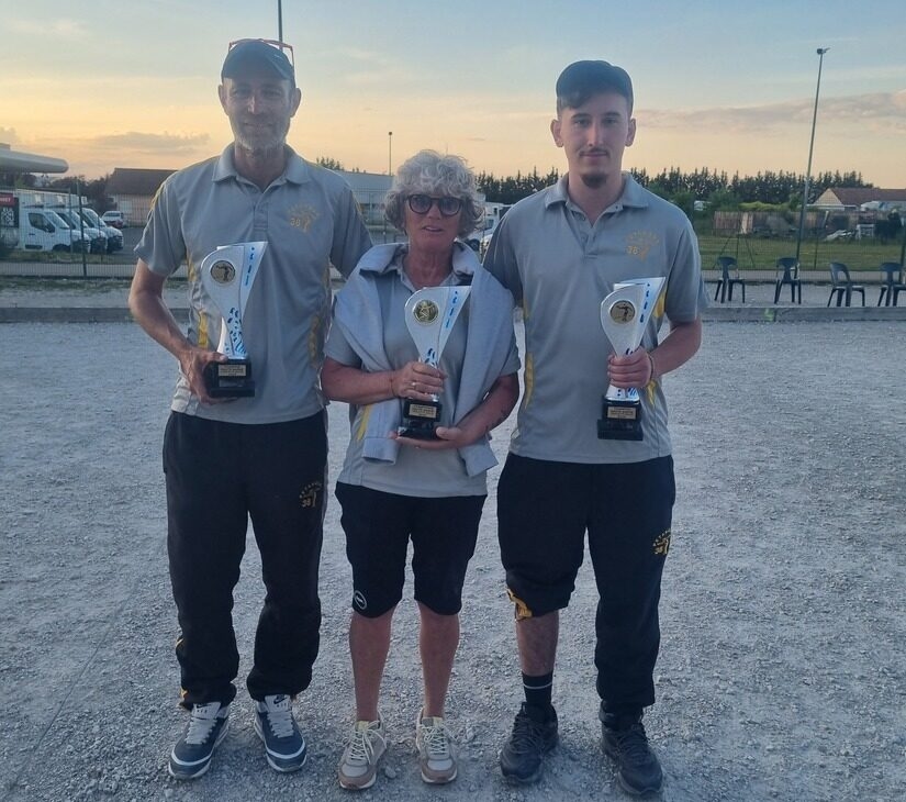 Mixed Triple Departmental Championship: The Bragards of P.38 crowned