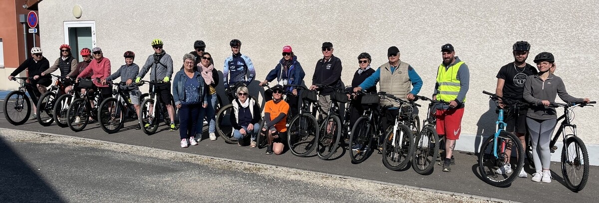 Une belle promenade à vélo  pour les randonneurs
