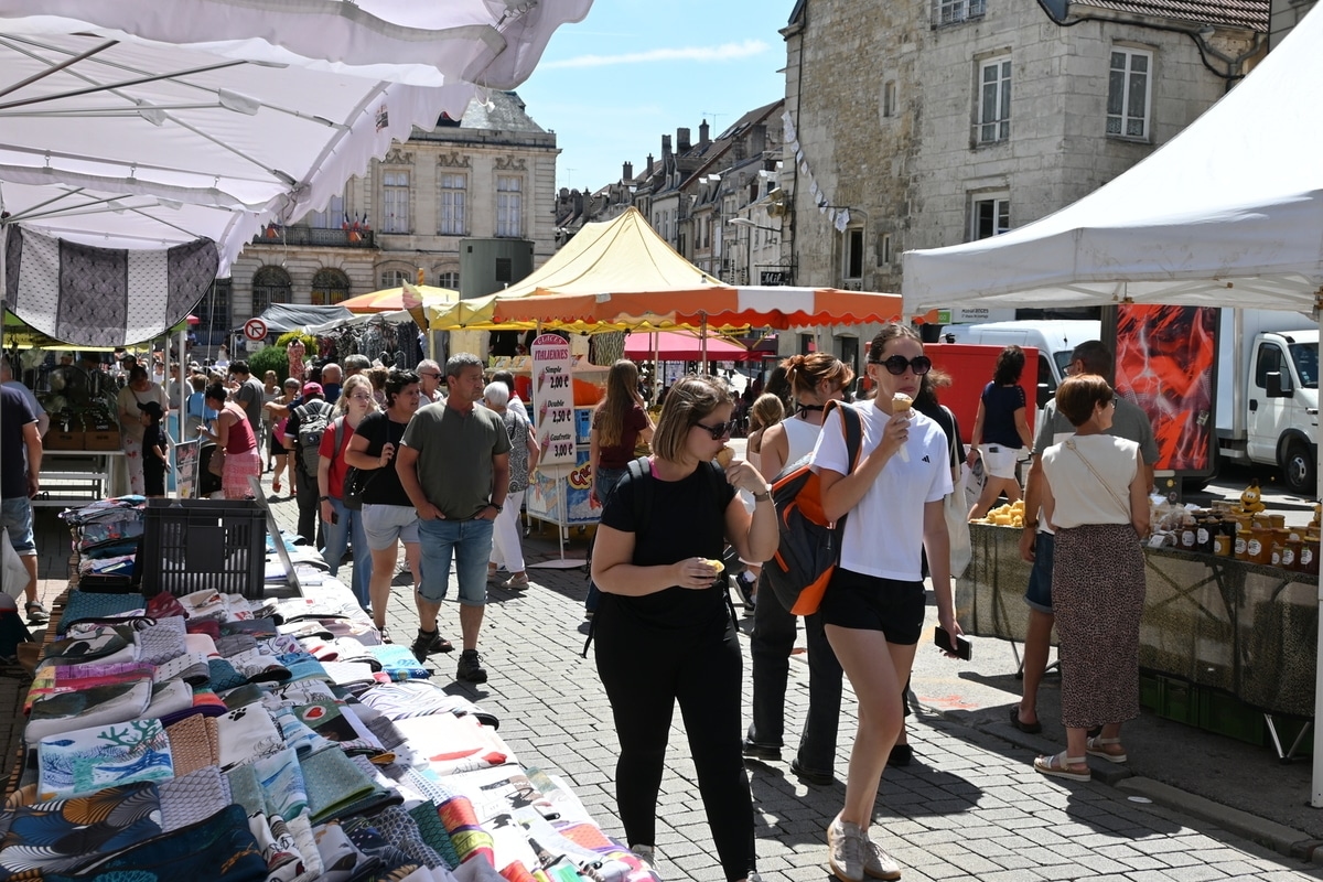 Braderie: Das Stadtzentrum von Chaumont verwandelt sich in einen riesigen Markt