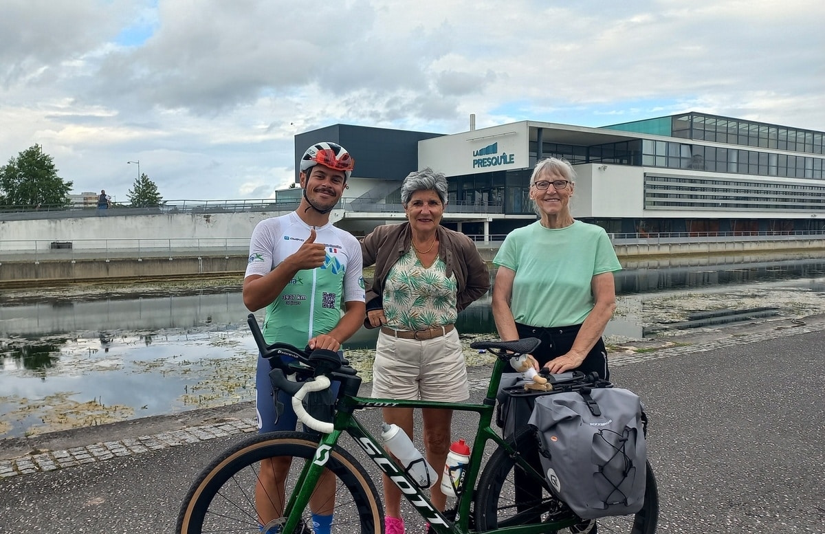 Fietser Théo Chauvière stopt in Saint-Dizier