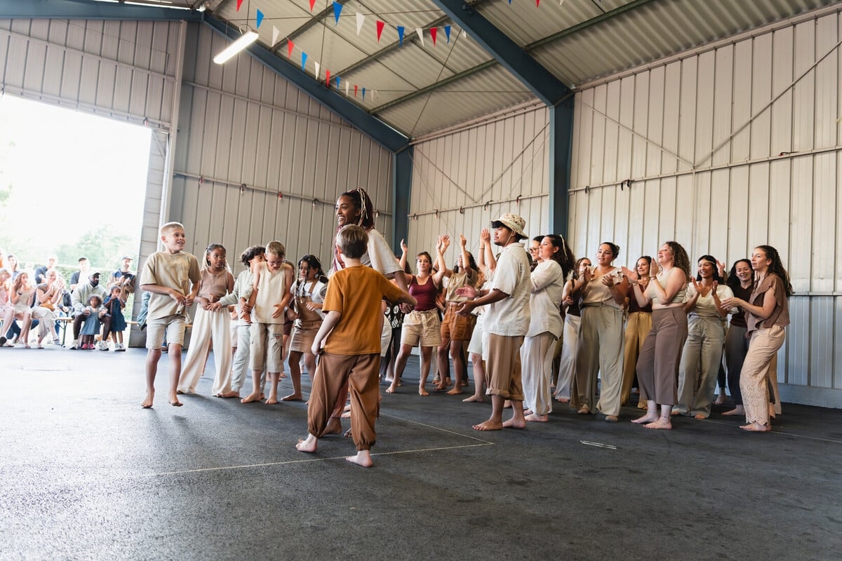 Een ‘cocon van energie’ om de dansworkshop af te sluiten