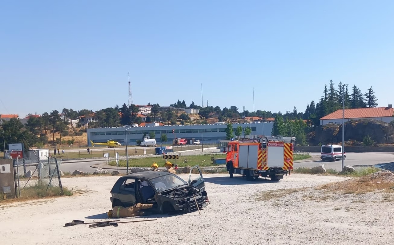 Drill tests emergency response at the Sousa Martins Hospital helipad – Guarda