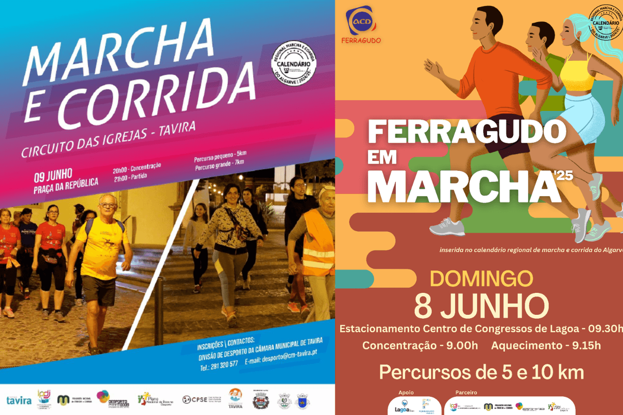 Algarve Walk and Run with double day in Lagoa and Tavira