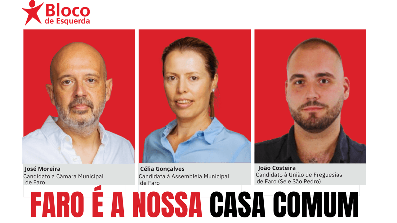 José Moreira è il candidato BE per il Consiglio comunale di Faro