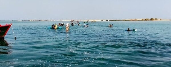 Elementos do “SeaWatch” resgatam duas mulheres na barra da Cacela Velha
