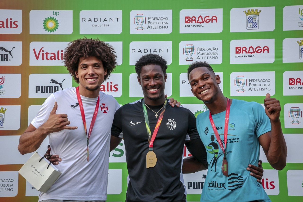 Der aus der Algarve stammende Ussumani Djumo gewinnt Bronze bei den portugiesischen Leichtathletikmeisterschaften