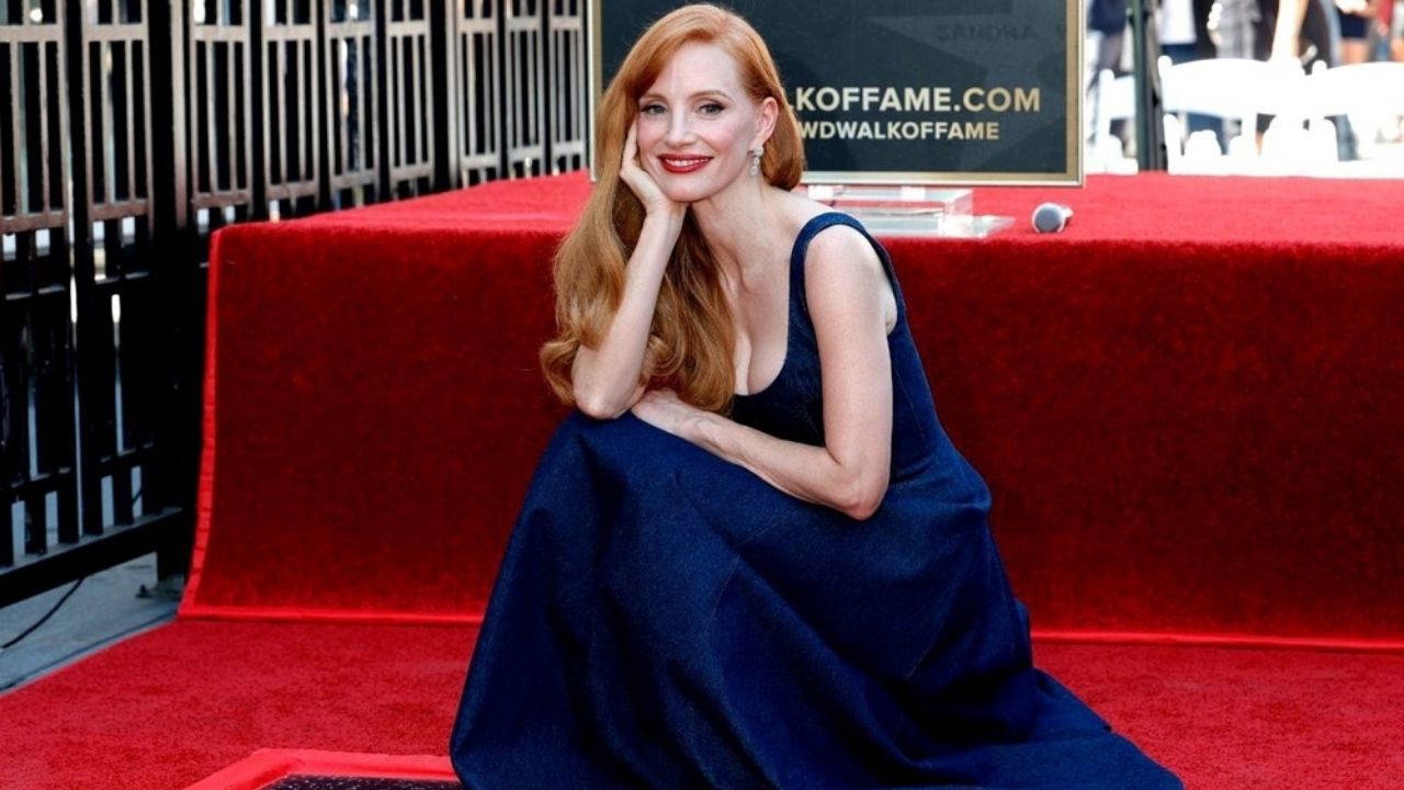 Jessica Chastain ganha uma estrela na Calçada da Fama de Hollywood