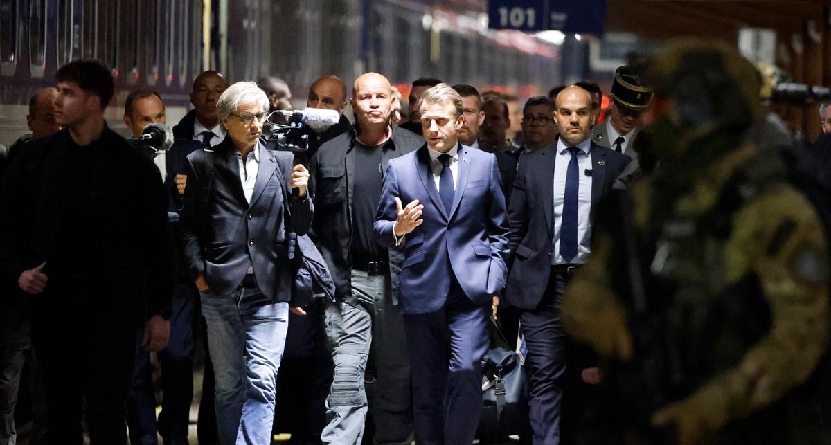 Guerre en Ukraine : Emmanuel Macron et d’autres dirigeants européens sont arrivés à Kiev pour réclamer un cessez-le-feu