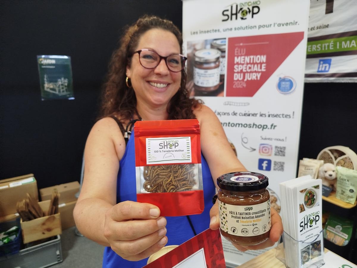 Feria de Burdeos: “¿Quieres un gusanito?” ", esta empresa crea un untable a base de insectos