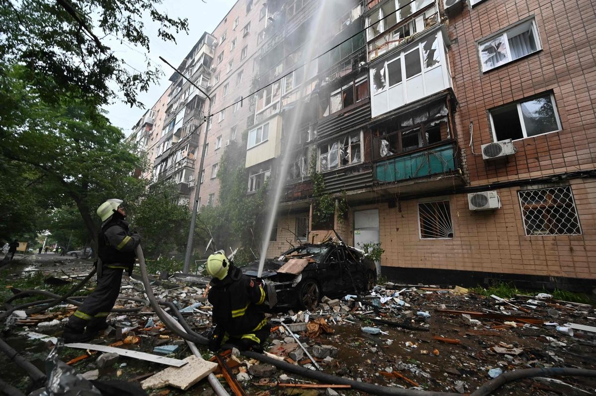 Krieg in der Ukraine: Ein Toter bei russischem Bombenangriff auf die Region Dnipropetrowsk