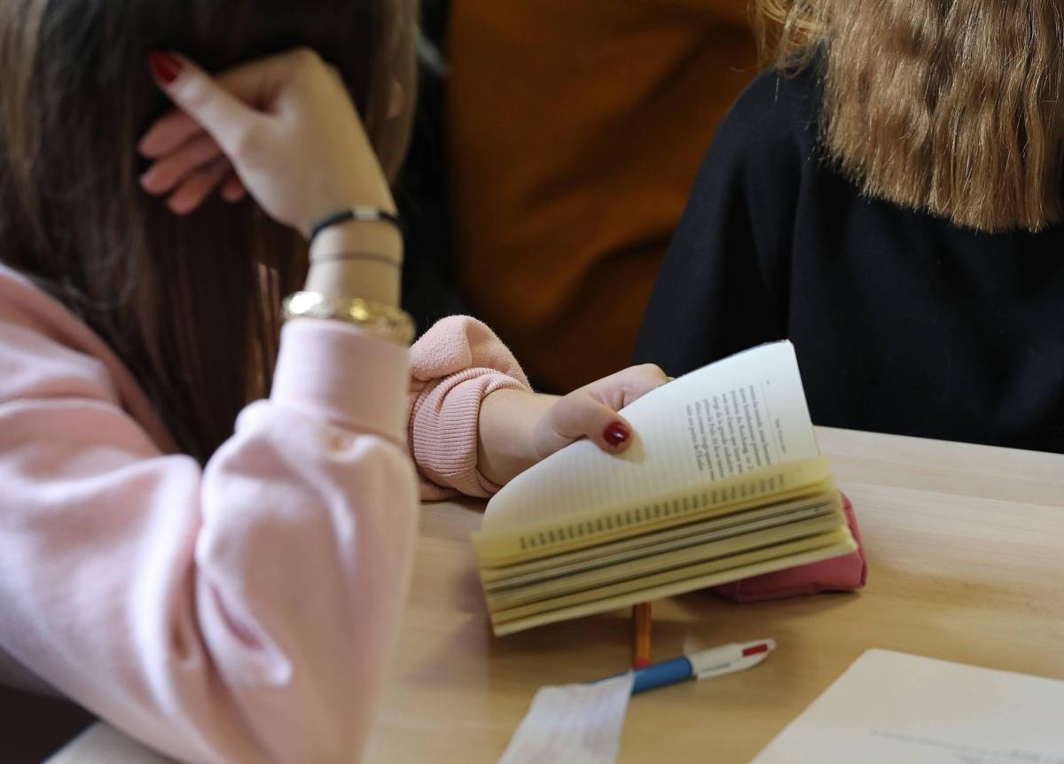 Bachillerato: Un día antes del examen de francés para los estudiantes de secundaria, no siempre rápido de leer