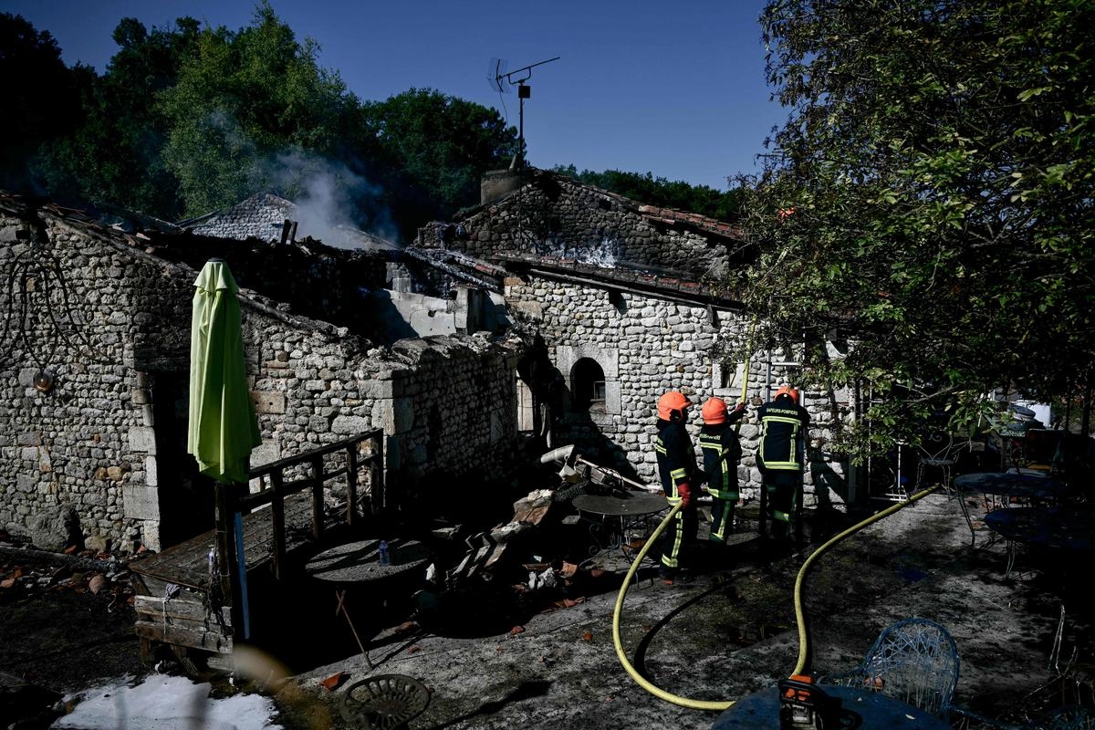 Charente: A pile of ash and questions after a fatal fire in a gîte accommodating disabled adults