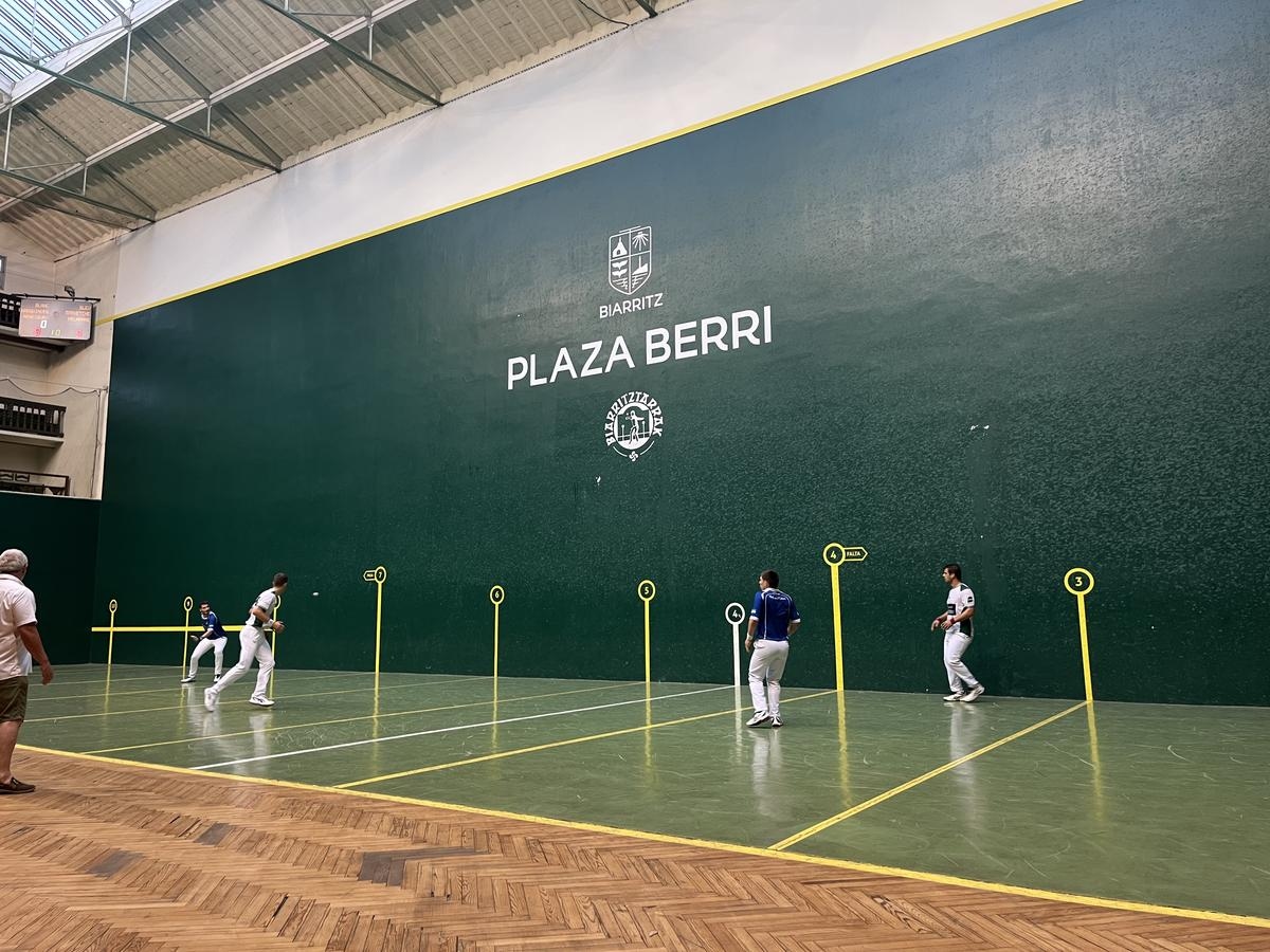 In Biarritz, Basque pelota puts on a show every Tuesday at Plaza Berri