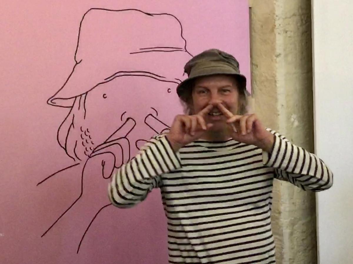 Bordeaux'daki Gribouillis Festivali: Philippe Katerine'in çizim sanatı sonuçta "trajik ve sevimli"