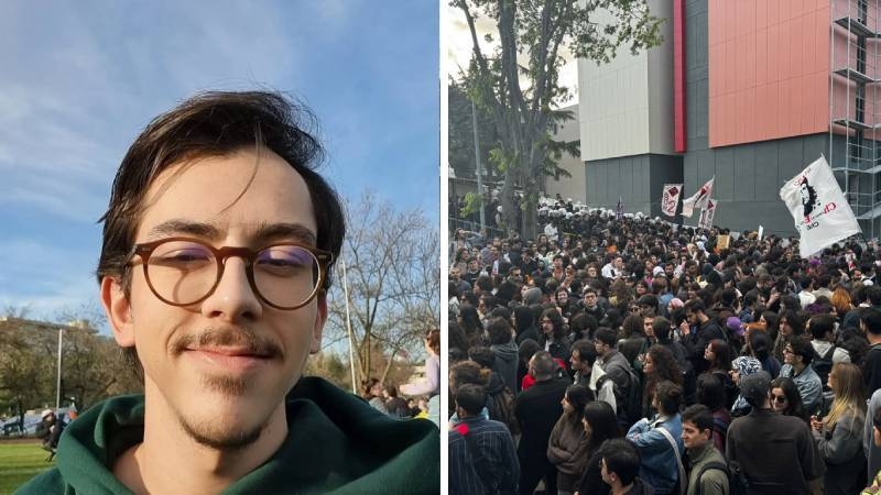 El periodista Can Öztürk, que fue detenido mientras cubría las protestas de Nureddin Yıldız en la Universidad Boğaziçi, compareció ante el juez.