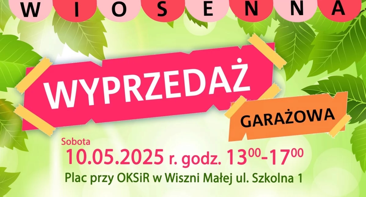 ¿Limpieza de primavera? ¡Ven a la venta de garaje!