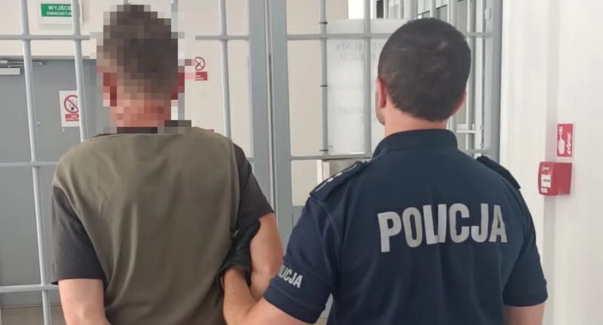 He wasn't expecting a visit. The police knocked on the door.