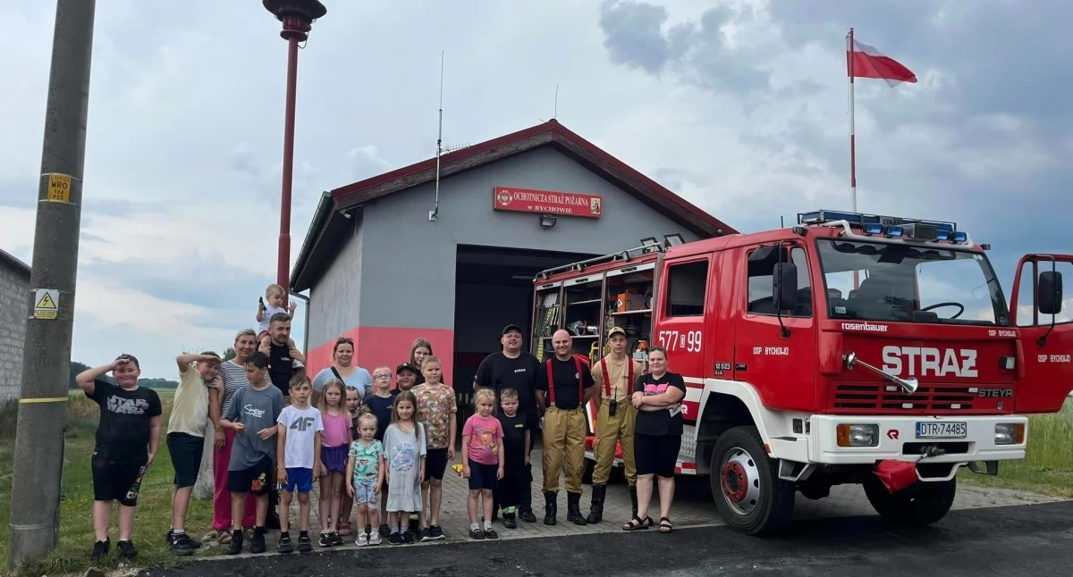 Día del Niño Bombero en Kęda