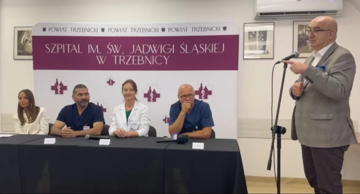 They will be sewing hands back on from the dead. The Trzebnica hospital is the only one in Poland that can perform this type of transplant.