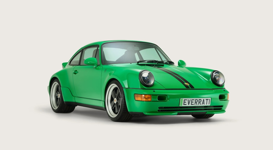 Vipera verde sotto tensione. Ecco una classica Porsche 911 con un nuovo cuore elettrico