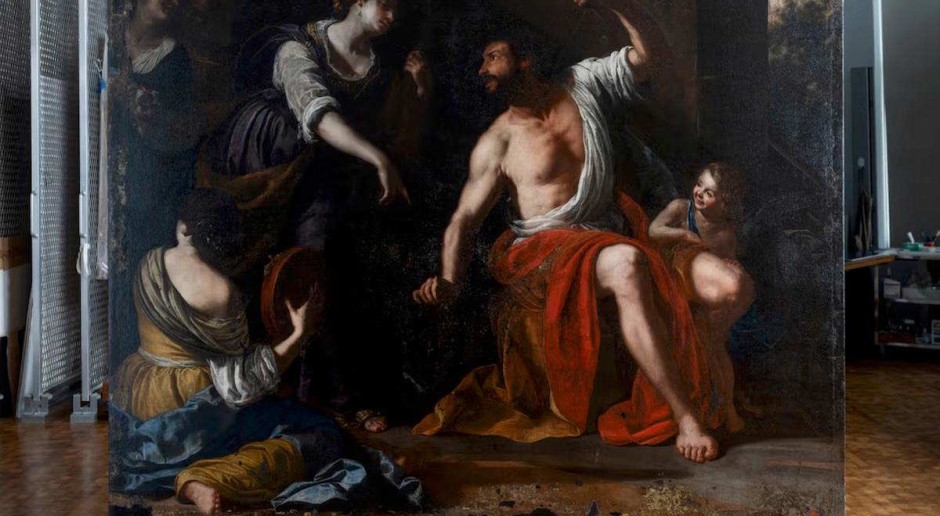 La tragedia di Beirut ha portato alla luce un'opera sconosciuta. Ercole e Onfale videro finalmente la luce
