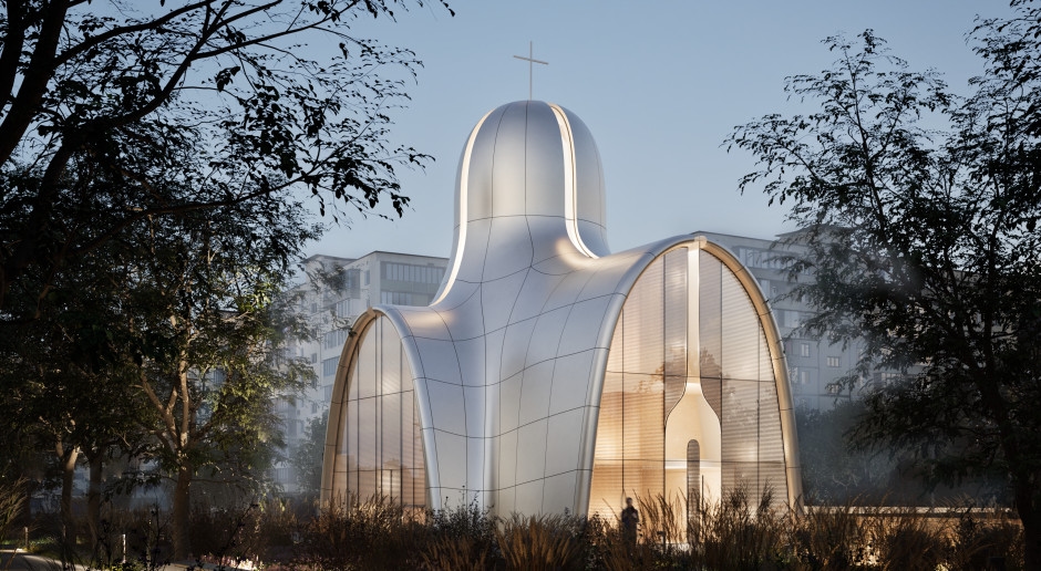 Una chiesa, uno spazio pubblico e... un rifugio antiaereo? A Kiev stanno costruendo un tempio insolito.