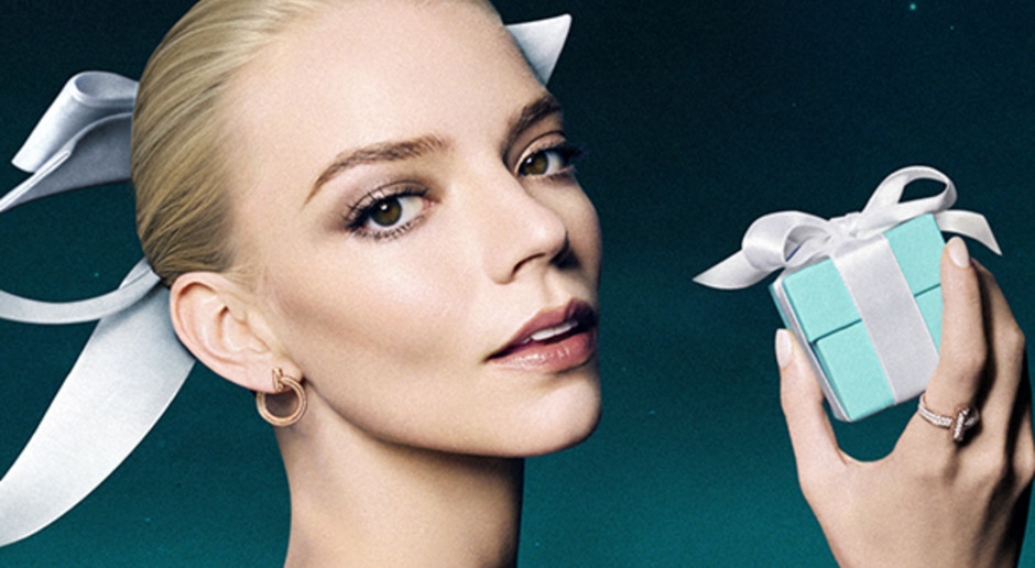 Christmas is Coming! Anya Taylor-Joy in the Tiffany & Co. "Love Is a Gift" Campaign Like a Retro Movie Star