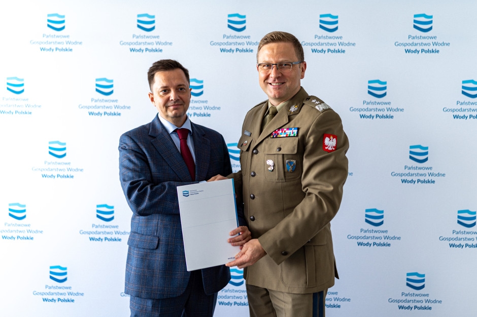 Polish Waters heeft een samenwerking met het leger opgezet. Er is een overeenkomst getekend.